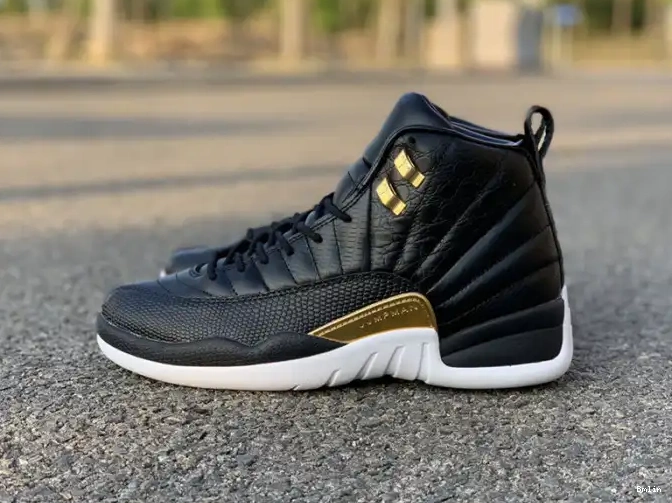Bmlin 'Reptile' Black Gold-White Metallic Jordan AO6068-007 Retro Air 12 0610